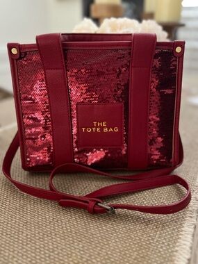 Marc Jacobs Red Sequin “The Tote Bag”